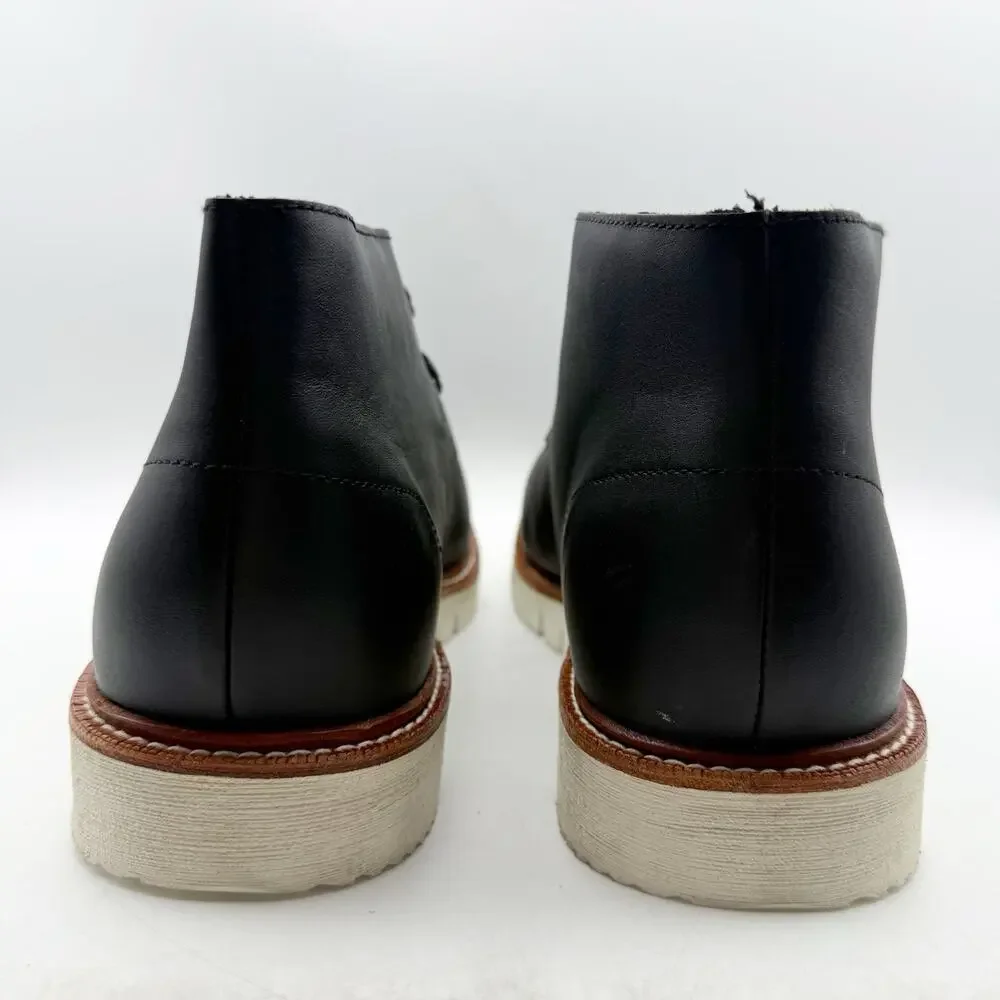 Georgia Boot Mens Small Batch Chukka Boots US 13 Wide EU 47 Black Leather SR EUC